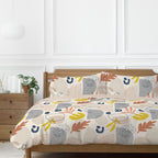 One Time Closeout - Copenhagen Home Anisa Abstract Pattern Duvet Cover Set (Size Single) - Terracotta_7930667