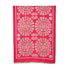 Closeout Deal Super Soft Shawl (One Size) - Red Based with Multi Flowers