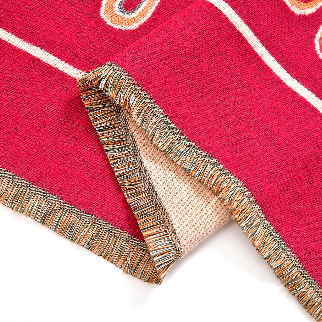 Closeout Deal Super Soft Shawl (One Size) - Red Based with Multi Flowers