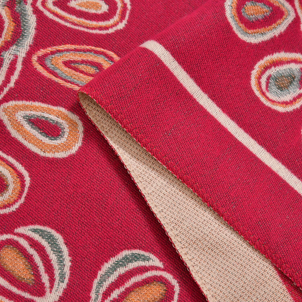 Closeout Deal Super Soft Shawl (One Size) - Red Based with Multi Flowers