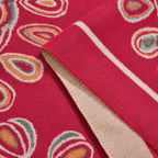Closeout Deal Super Soft Shawl (One Size) - Red Based with Multi Flowers