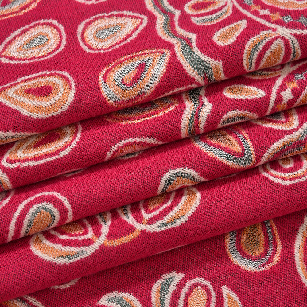Closeout Deal Super Soft Shawl (One Size) - Red Based with Multi Flowers