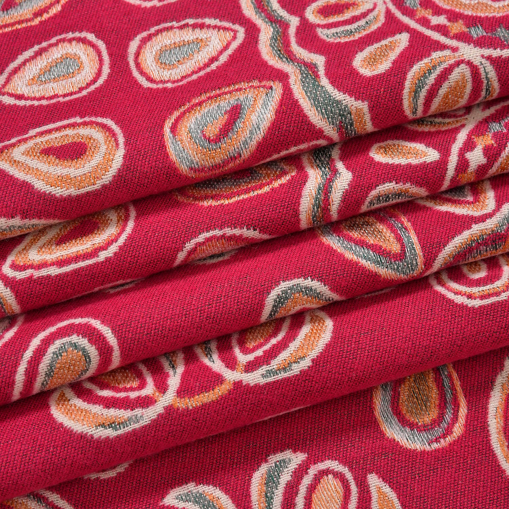 Closeout Deal Super Soft Shawl (One Size) - Red Based with Multi Flowers
