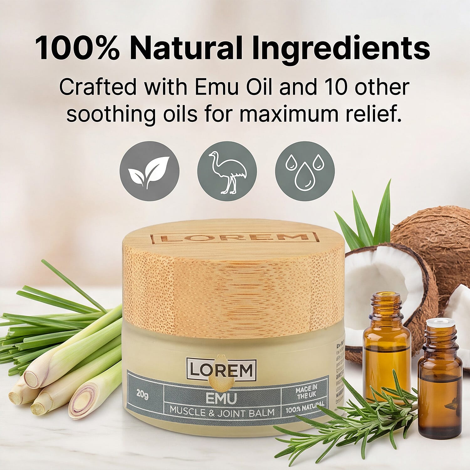 Lorem - Emu Balm (Pain Relief) - 20g