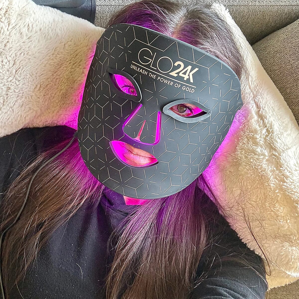 Glo24K BIGGEST DEAL - 7 Colour LED Photon Rejuvenation Super Mask - Lifetime Warranty