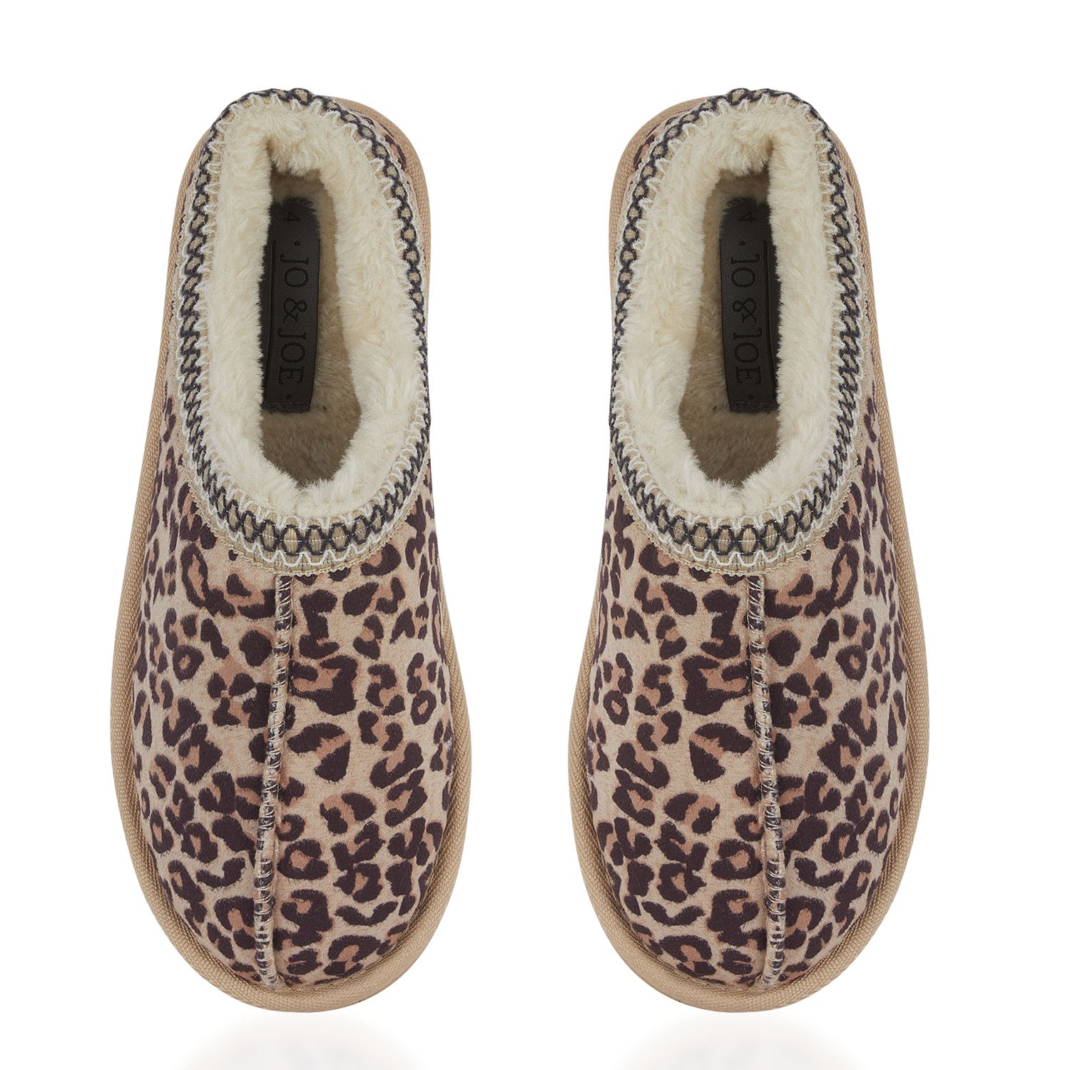 Jo & Joe Ladies Slipper (Size 4) - Leopard_7959322_1