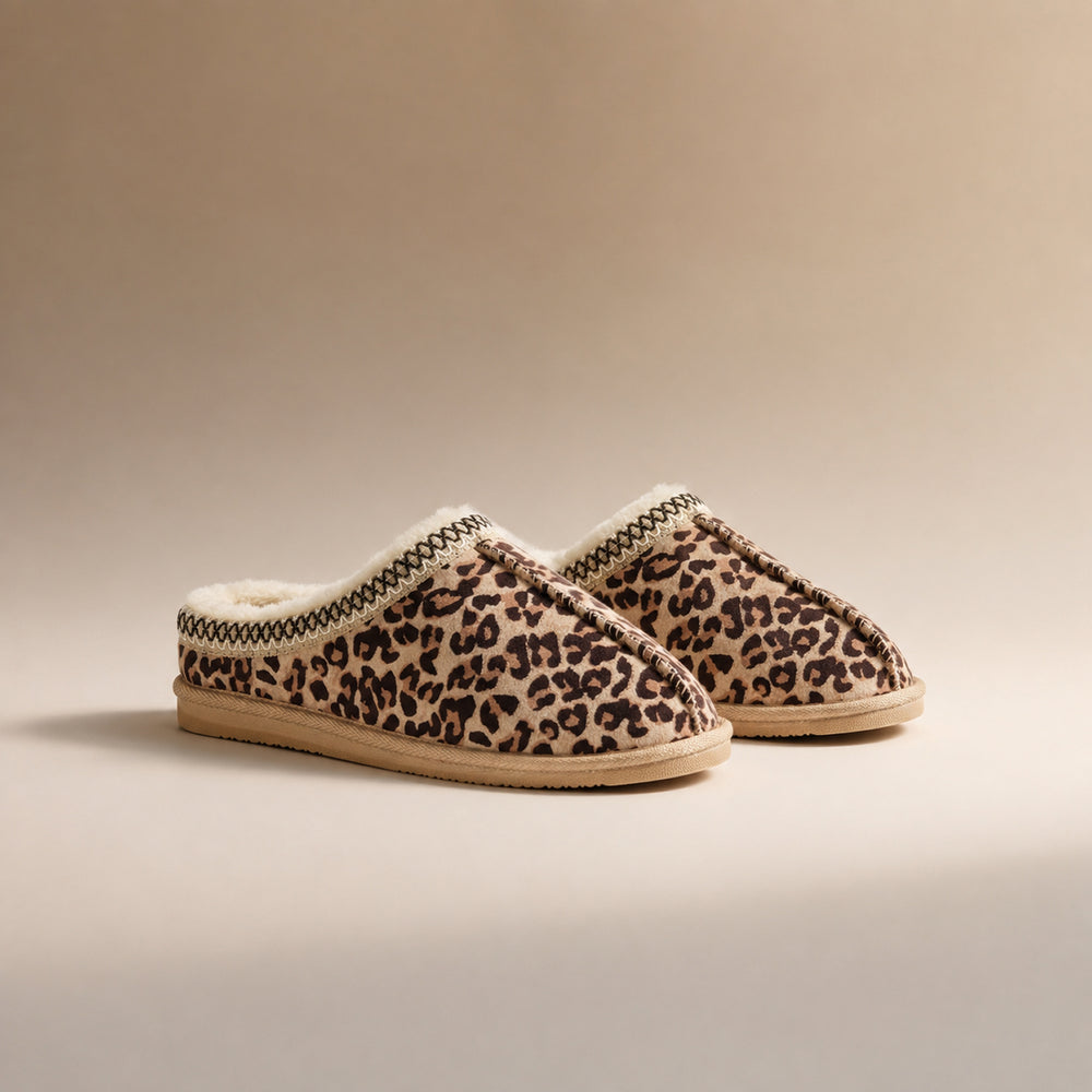 Jo & Joe Ladies Slipper (Size 6) - Leopard_7959324