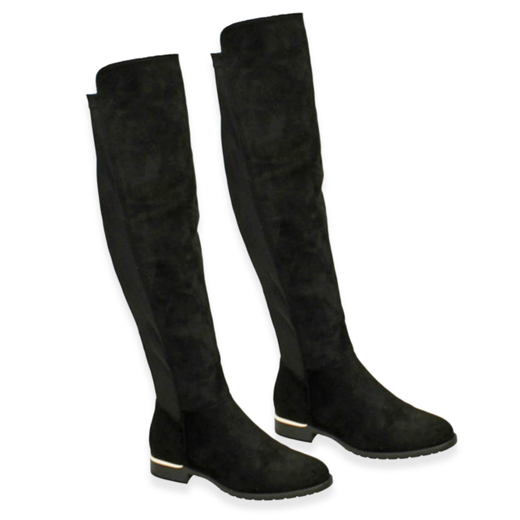Ladies High Knees Boots (Size 7) - Black_7960409_2
