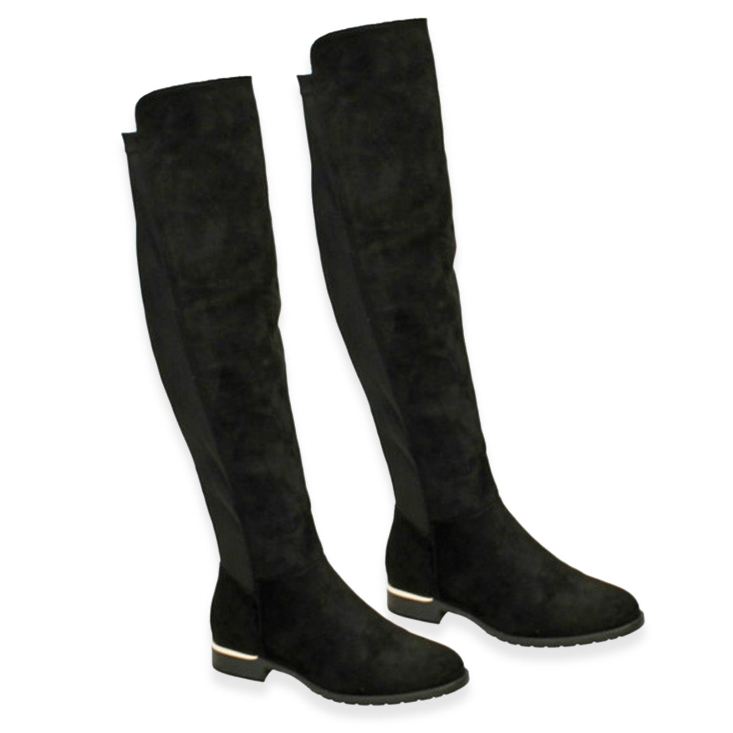 Ladies High Knees Boots (Size 7) - Black_7960409_2