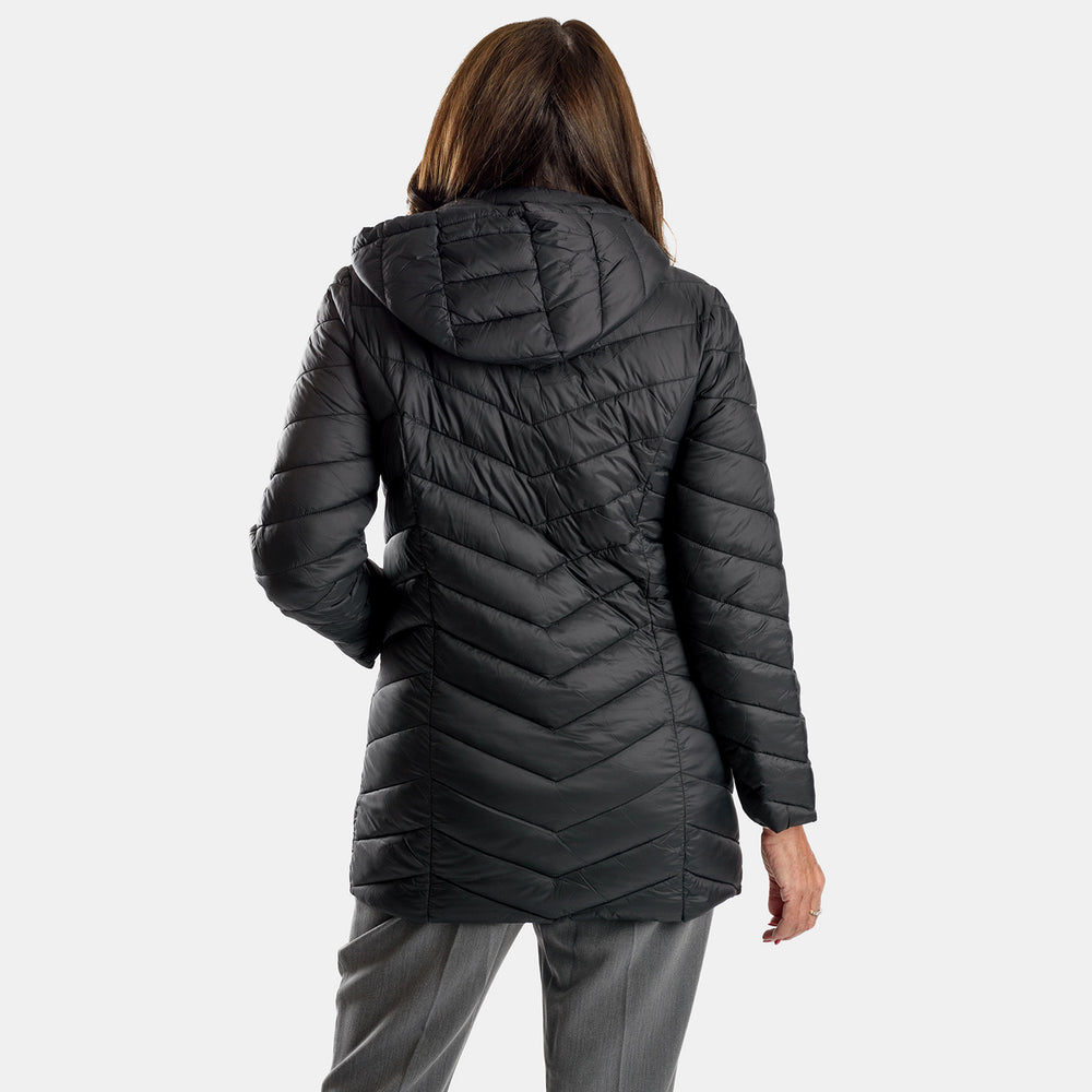 Classic Polyamide Coat - Black_7964168_2