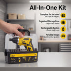 Rolson Cordless Screwdriver and Bits Accessory Kit