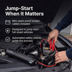 MOPHIE Powerstation Go Rugged Jump Starter & Portable Charger - 9,900mAh, USB A-C, 3.7v Internal Battery