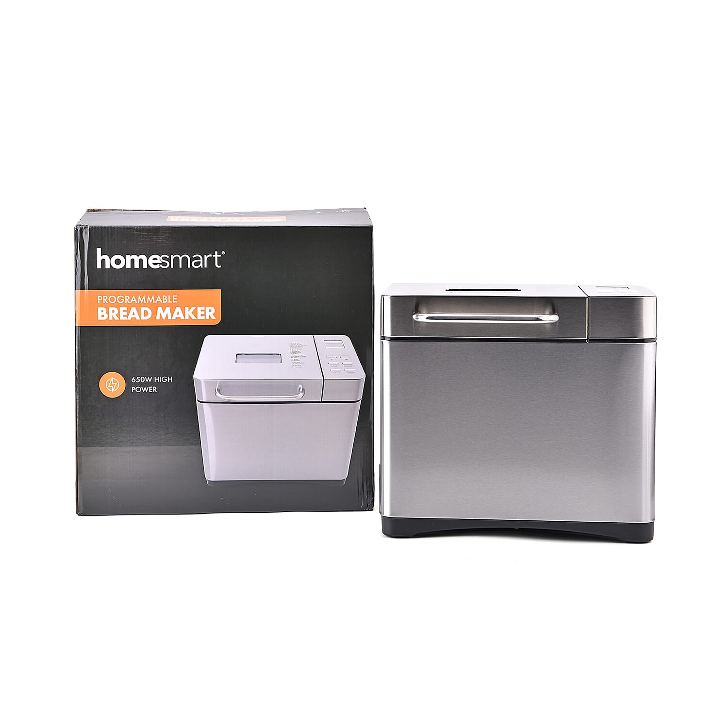 Homesmart 19 in 1 Automatic Bread Maker Machine with LCD - All Breads, Cakes, Jams, Yoghurts, Rice (15 hour Timer) - Non Stick Bowl