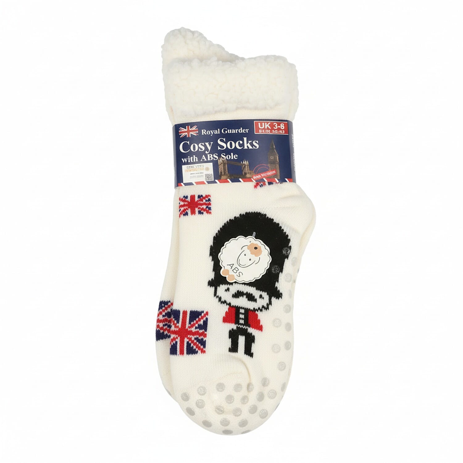 Winter Essential Deal- Cosy Sherpa Socks- White