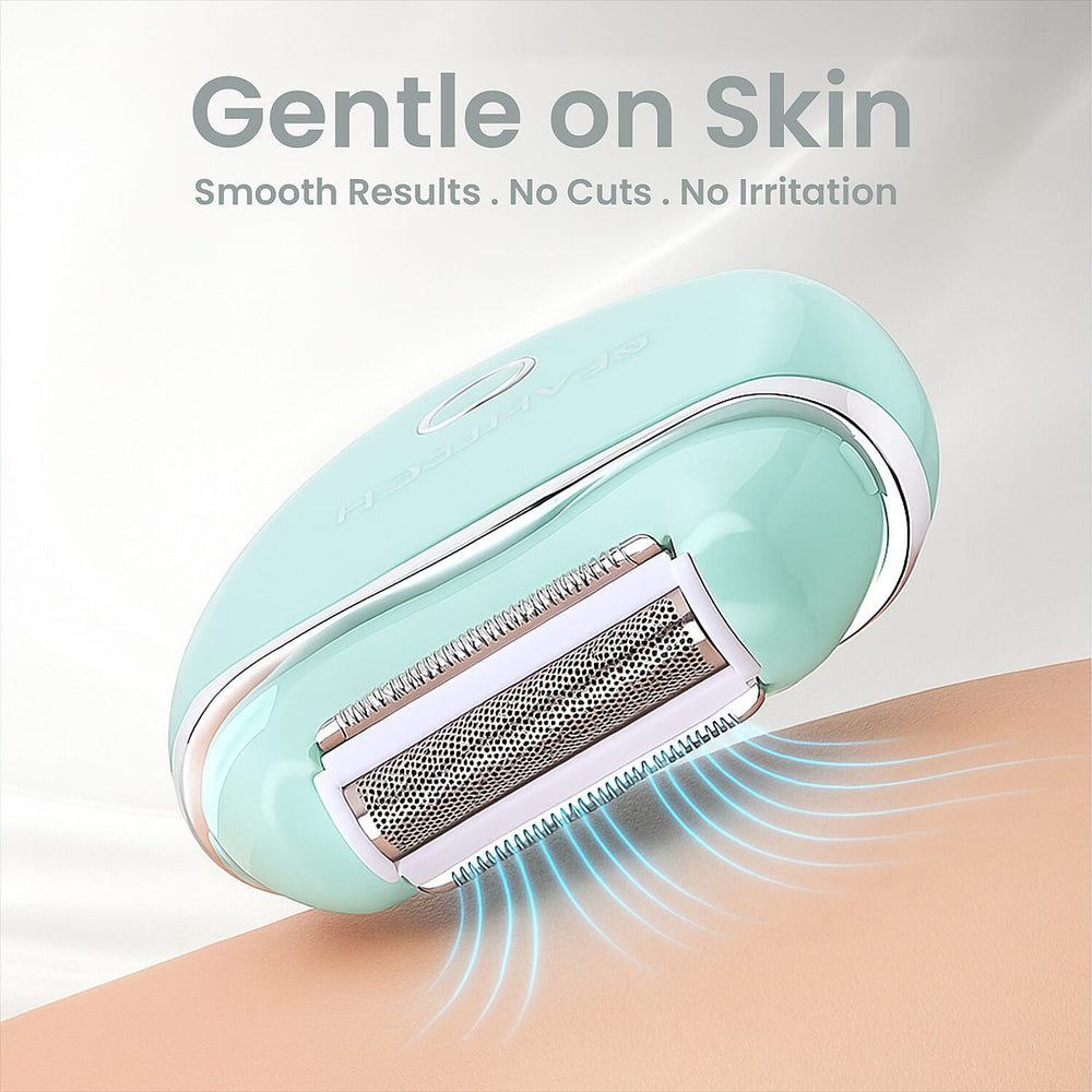 Beautech Womens Portable 3 in 1 shaver with USB Charging - Green