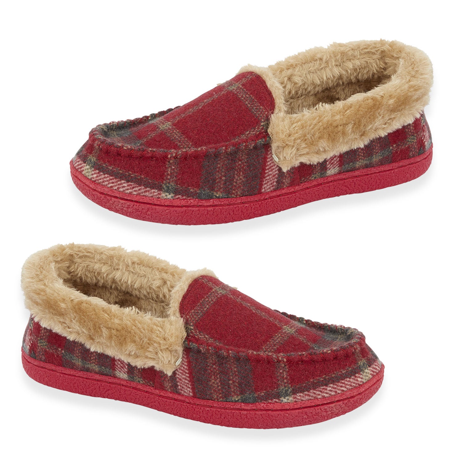 Jo & Joe PITLOCHRY Ladies Slipper (Size 7) - Red_7971689
