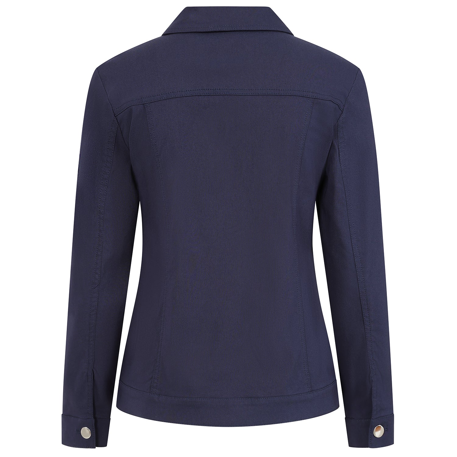 Emreco Stretch Jean-Style Jacket (Size 14) - Navy_7972839_3