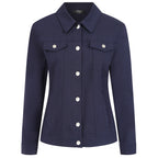Emreco Stretch Jean-Style Jacket (Size 16) - Navy_7972840_2
