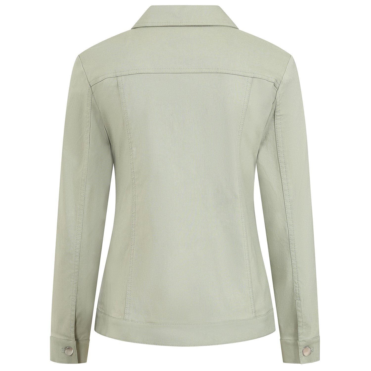 Emreco Stretch Jean-Style Jacket (Size 10) - Lt Khaki_7972845_3