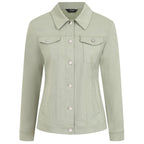 Emreco Stretch Jean-Style Jacket (Size 14) - Lt Khaki_7972846_2