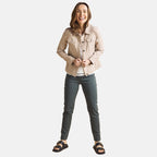 Emreco Stretch Jean-Style Jacket (Size 12) - Soft Almond_7972850_1