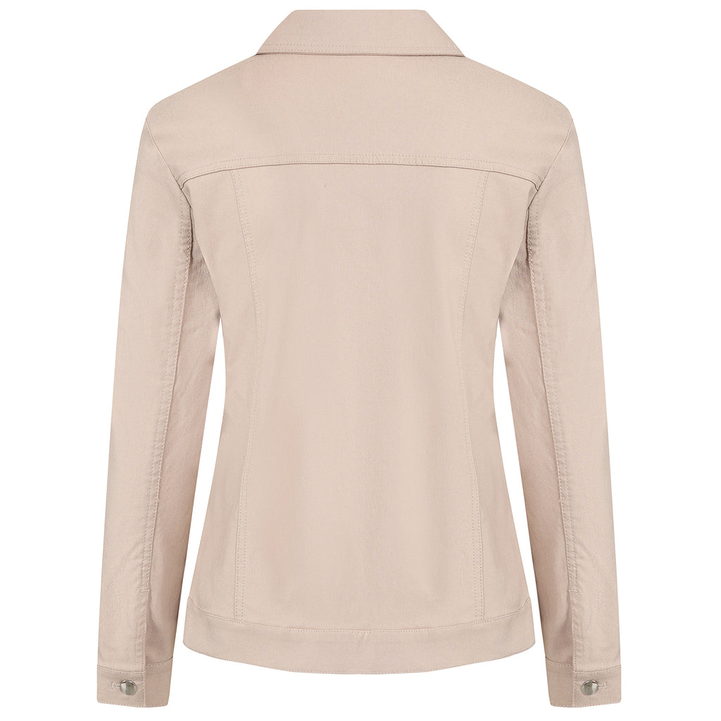 Emreco Stretch Jean-Style Jacket (Size 16) - Soft Almond_7972853_3
