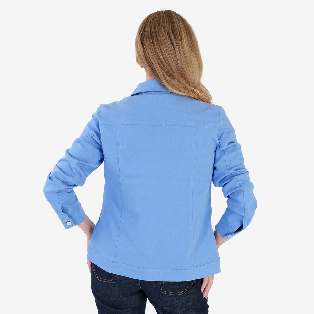 Classic BENGALINE Woven Jacket - TRUE BLUE_7972914_3