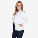 Classic BENGALINE Woven Jacket - White_7972925_2