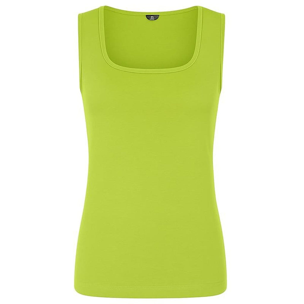 Emreco Square Neck Sleeveless Knitted Vest (Size 18) - Lime_7973154