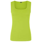 Emreco Square Neck Sleeveless Knitted Vest (Size 18) - Lime_7973154