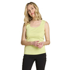 Emreco Square Neck Sleeveless Knitted Vest (Size 18) - Lime_7973154_1