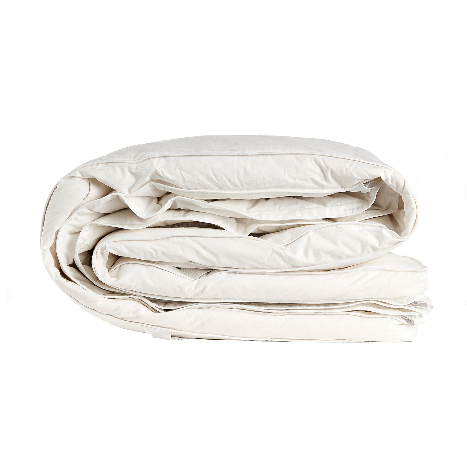 Duck Feather & Down Dual Layer Mattress Topper (Size Single) - White_7974415
