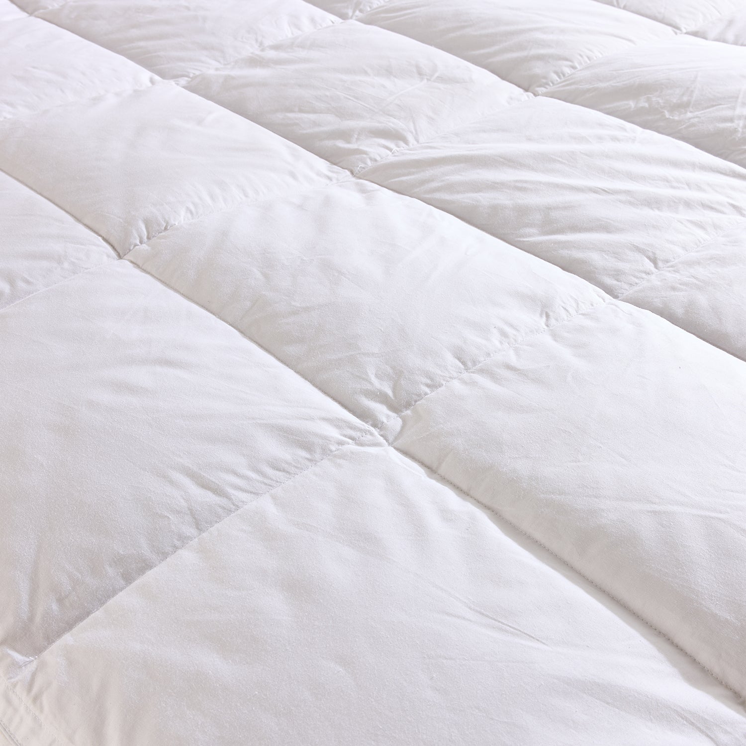 Duck Feather & Down Dual Layer Mattress Topper (Size Single) - White_7974415_3