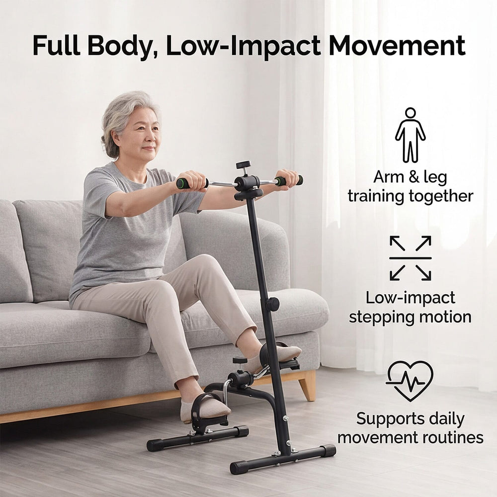 SOULSMART Indoor Multifunction Exercise Bike - Black