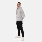 Unisex Loose Fit Hoodie With Kangaroo Pocket and Drawstring 280 GSM (Size S )  - Grey_7978627