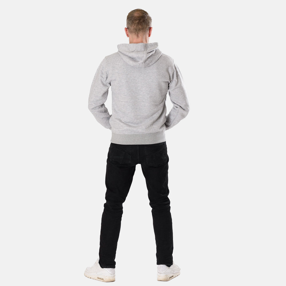 Unisex Loose Fit Hoodie With Kangaroo Pocket and Drawstring 280 GSM (Size L )  - Grey_7978630_2