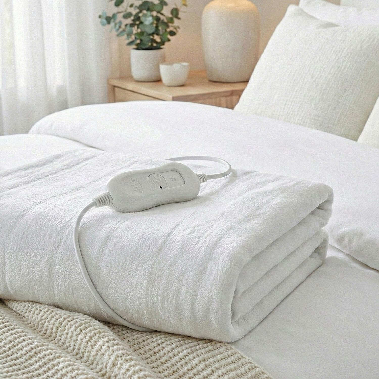 Blanket (Size 142x150 cm) - White