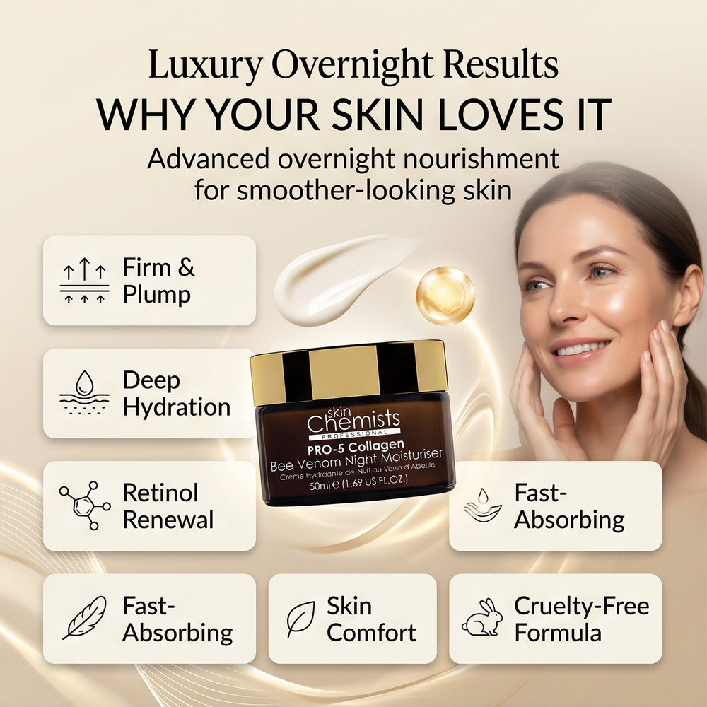SkinChemists Advanced Bee Venom Night Moisturiser - 50ml