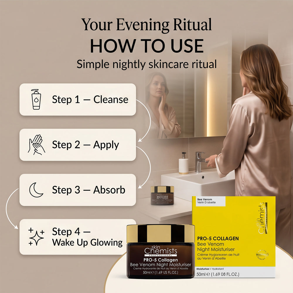 SkinChemists Advanced Bee Venom Night Moisturiser - 50ml
