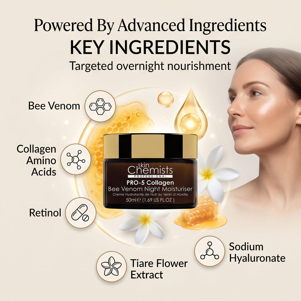 SkinChemists Advanced Bee Venom Night Moisturiser - 50ml