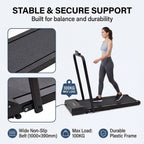 SOULSMART Treadmill with Handle - Black