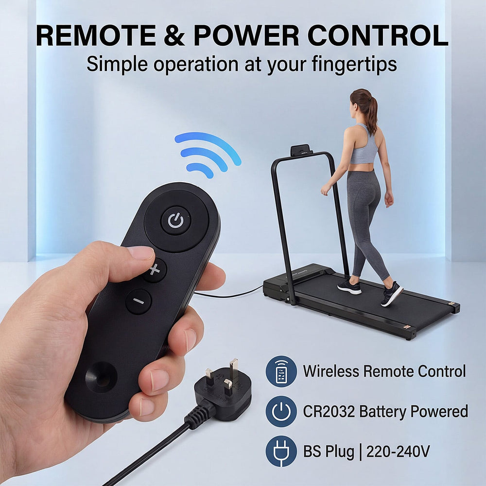 SOULSMART Treadmill with Handle - Black