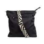 Nicole Brown Nylon Giraffe Tote Bag - Black_7982866