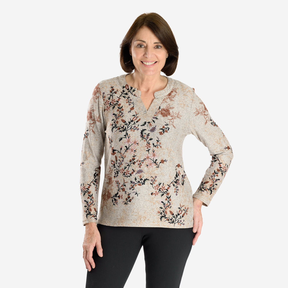 Sugar Crisp  Blouse - Brown_7986540