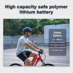 Smart Electric Helmet with Turn Signals - Auto Brake Detection