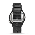 Columbia Cross Trails Quartz Movt. Black Dial Mens Watch with Black Canvas Strap_7992376_1