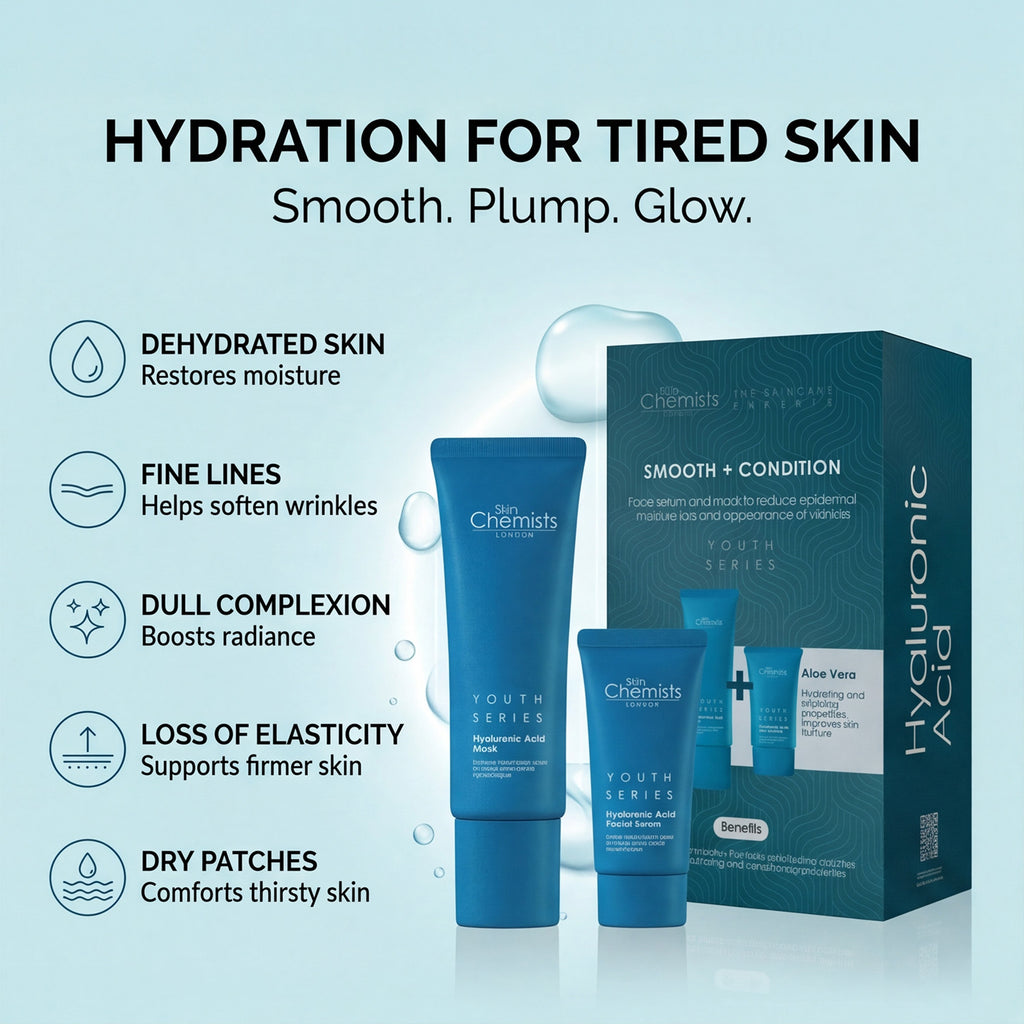 SkinChemists Hyaluronic Acid Mask and Facial Serum Gift Set