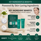 SkinChemists Green Caviar Eye and Facial Serum Gift Set