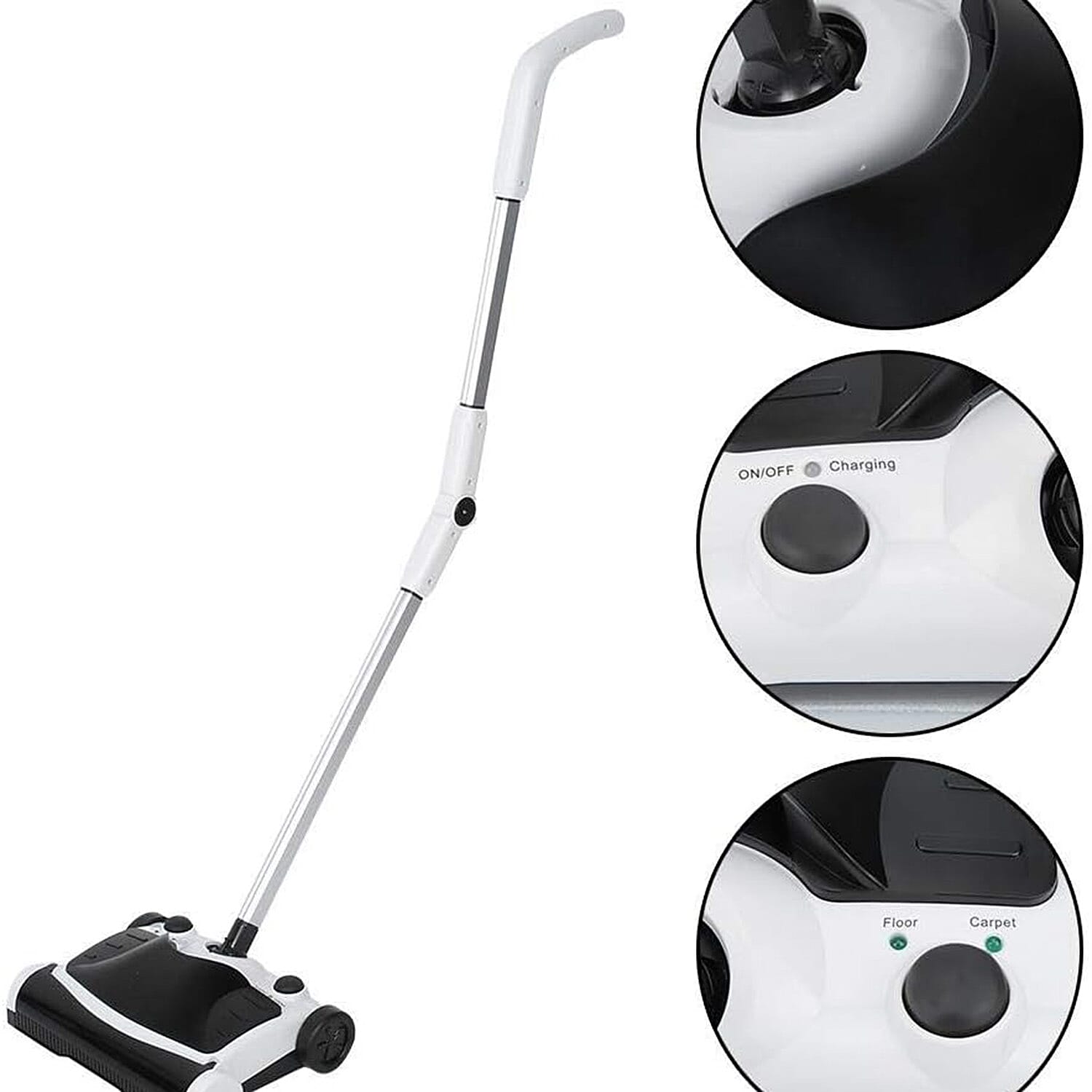 Homesmart Mop (Size - One Size) - Black & White & White