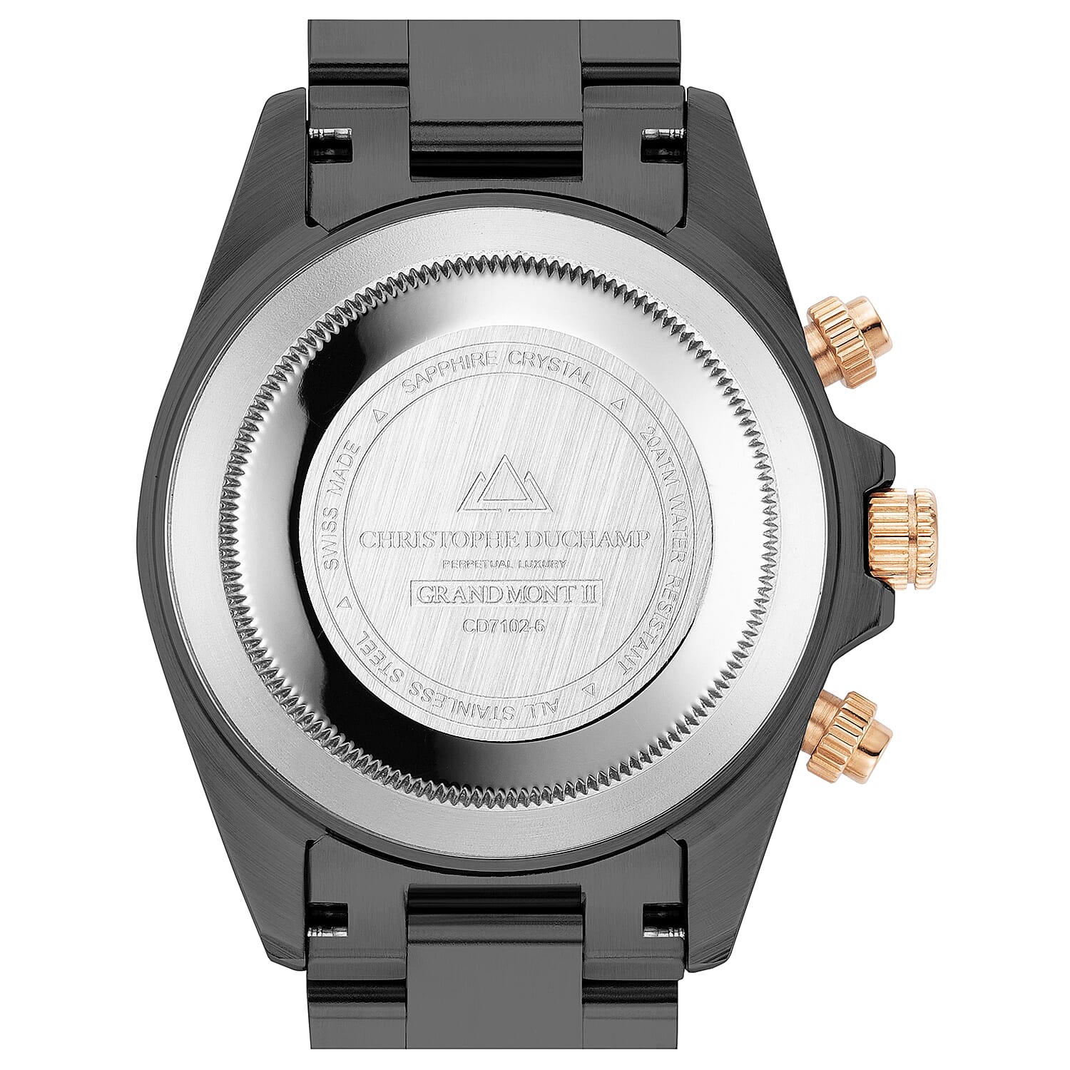 Swiss Mens Watch in Stainless Steel - Silver